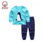 Yobeyi优贝宜 儿童内衣套装纯棉长袖宝宝秋装婴儿衣服 童装男童女童秋衣 *2件