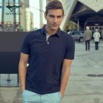 Septwolves七匹狼 短袖T恤男装2017夏季 中青年男士时尚休闲纯棉翻领polo衫