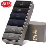 浪莎 袜子男夏季薄款纯棉短袜男袜中筒袜防臭吸汗运动四季男士棉袜