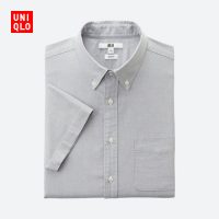 Uniqlo优衣库 男装 牛津纺修身衬衫(短袖) 183600