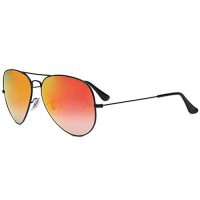 Ray-Ban 雷朋 太阳镜渐变色彩膜 蛤蟆镜 (ORB3025-002/4W58橙色渐变反光膜) (吴亦凡同款)