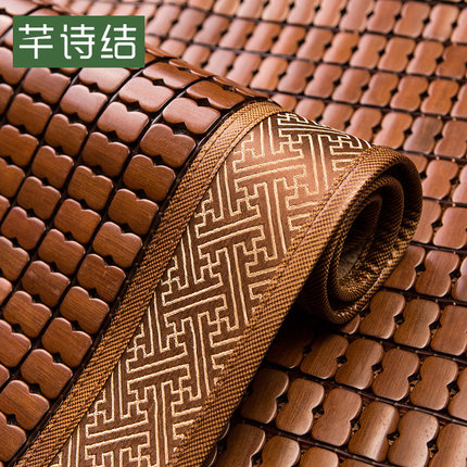 芊诗结 夏季沙发垫 凉席 欧式现代简约坐垫 防滑布艺麻将竹凉垫 多款可选