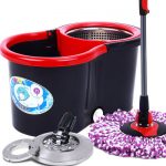 BEKAHOS百家好世 bjhs1-0041 拖把桶旋转双驱动手压拖地桶自动甩干墩布杆地拖布好神拖