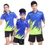 匹锐 羽毛球服情侣套装短袖男女新款 亲子装团购定制队服网球运动