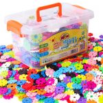 美阳阳 MYY-777 雪花片积木塑料无磁力性幼儿园男女孩宝宝儿童玩具 400片