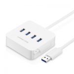 UGREEN绿联 usb3.0 hub带电源分线器电脑四口扩展一拖四集线多接口笔记本