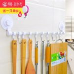 易时代 吸盘挂钩厨房无痕壁挂浴室防水粘钩免钉创意门后挂衣钩