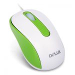 DeLUX多彩 M109 BU笔记本鼠标 台式机电脑鼠标USB有线鼠标