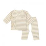 米辛迪 新生儿衣服0-3个月婴儿内衣套装纯棉宝宝和尚服春夏装彩棉