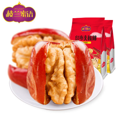 楼兰蜜语 红枣夹核桃仁270g*2袋 新疆和田骏枣核桃大脆枣子干果坚果