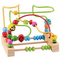 新木城 宝宝玩具早教绕珠男女孩六一儿童节礼物积木