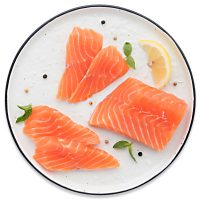 Icefresh 丹麦进口三文鱼刺身中段300g新鲜三文鱼生鱼片*2件 送芥末酱油