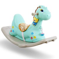 乐智在 SS008 木马音乐摇马 加厚环保儿童塑料室内摇摇宝宝摇马幼儿园木马玩具