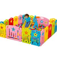 诺澳 NAWLP-系列 儿童游戏围栏婴儿宝宝防护栏室内爬行学步安全栅栏塑料玩具