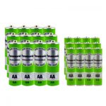 Panasonic松下 碳性干电池5号7号各12节量贩装儿童玩具电池家用环保