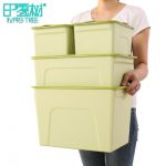 印象树 手提箱-B 收纳箱塑料整理箱衣物衣柜收纳盒储物箱玩具收纳大小号套装 4件套