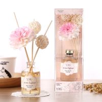 YHG伊花坊 无火香薰精油套装干花藤条熏香家用室内房间卧室厕所除臭味香水60ml