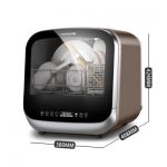 Joyoung九阳 X5 免安装家用台式洗碗机全自动智能烘干 送电压力锅+洗碗粉