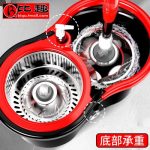 比趣 B1旋转拖把桶手压双驱动省力拖把好神拖家用自动地拖头墩布拖布
