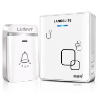 朗瑞特 LR35无线门铃家用不用电池穿墙插电子遥控自发电一拖二超远距离