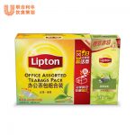 Lipton立顿 茶包黄牌精选红茶50+绿茶50包 S100包200g冲饮袋泡茶叶