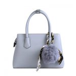 Mexican稻草人 2017新款女包手提包女士OL时尚简约单肩包斜挎包毛球小包包