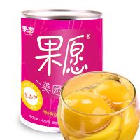果秀 新鲜糖水砀山黄桃罐头整箱出口水果罐头湖南特产425g*3罐零食