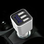 纽曼 S80车载充电器车充点烟器一拖三usb智能多功能万能型转接口插头