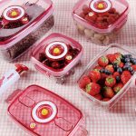 SAVTM狮威特 抽真空保鲜盒塑料饭盒密封食品冰箱微波炉便当水果盒