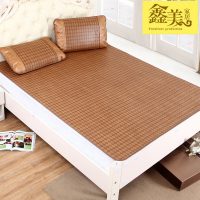 鑫美 凉席1.8m床单人学生宿舍夏季空调草席三件套1.5双人席子1.2米藤席