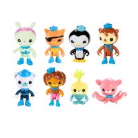 Octonauts海底小纵队 Y9297 玩具 探险队员8人套装巴克呱唧小萝卜过家家玩具