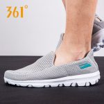 361°361度 男鞋一脚蹬懒人鞋豆豆鞋男士网鞋休闲鞋夏季透气网面运动鞋