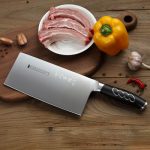 十八子作 菜刀家用切肉刀切片刀斩切两用刀厨房切菜不锈钢锋利刀具