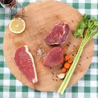 牛百岁 澳洲进口原切原味牛排儿童西冷黑椒菲力套餐团购非腌制10片1500克