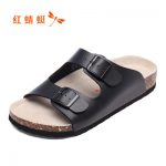 REDDRAGONFLY红蜻蜓 男士凉鞋 2017夏季新款休闲简约时尚透气舒适沙滩鞋凉拖鞋