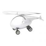 TROIKA拓意卡 HELICOPTER 直升机纸镇 拆信刀(原子笔)GAM13/CH