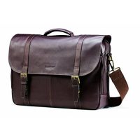 Samsonite新秀丽 皮质翻盖公文包 Colombian Leather Flapover 棕色 均码