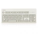 CHERRY樱桃 G80-3000LSCEU-0机械键盘 白色青轴 (爽快清脆段落感，樱桃经典款)