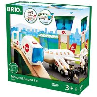 瑞典BRIO 火车系列 电动机场轨道套装 BROC33301