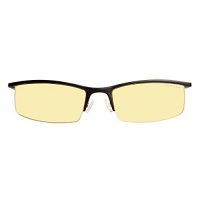 GUNNAR Emissary ST003-C001 防蓝光电脑护目平光眼镜 玛瑙黑色镜框琥珀色镜片