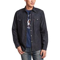 Levi's李维斯 Denim&Chambray Icon 男式 长袖休闲衬衫 65816-0005