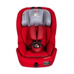 德国KinderKraft 可可乐园儿童汽车安全座椅SAFETY-FIX系列中国红(适合9-36kg)