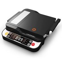 Liven 利仁 LR-D4000 电饼铛 电脑版(8键美食菜单,大液晶多功能显示屏,三档火力调节,上下盘加热独立控制)