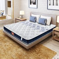 SLEEMON喜临门 银河蓝plus乳胶弹簧床垫 3D椰棕软硬两用床垫席梦思 防螨强劲护脊180*200*24cm