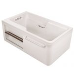 KOHLER科勒 希尔维1.5m整体化亲子浴缸 压克力浴缸(左角位)(亲子设计,适合温馨亲子共浴) K-99017T-0