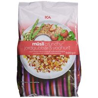 ICA爱西爱 草莓酸奶什锦粗粮麦片 500g(瑞典进口品牌)