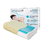Sleep Science美国斯利普 天鹅绒 冰凉丝 双面曲线枕 记忆棉枕头 冬夏两用(50*30*10/7CM)母亲节礼物