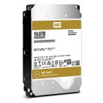 WD西部数据 Gold金盘 10TB机械硬盘 High-Capacity Datacenter Hard Drive 256 MB Cache 3.5" Internal Bare (WD101KRYZ)