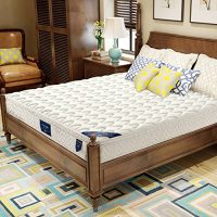 MEYI眠意 山羊绒面料床垫 泰国进口乳胶床垫柔软舒适 独立静音弹簧席梦思1.5米床单双人床垫 压缩卷包床垫 150*200*24cm