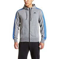 adidas 阿迪达斯 ESSENTIALS 男式 运动夹克 B20097 基础麻灰/蓝 180/100